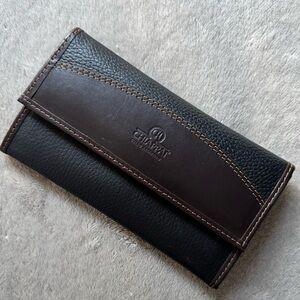 Chiappai Argentina Dark Brown & Black Leather Wallet